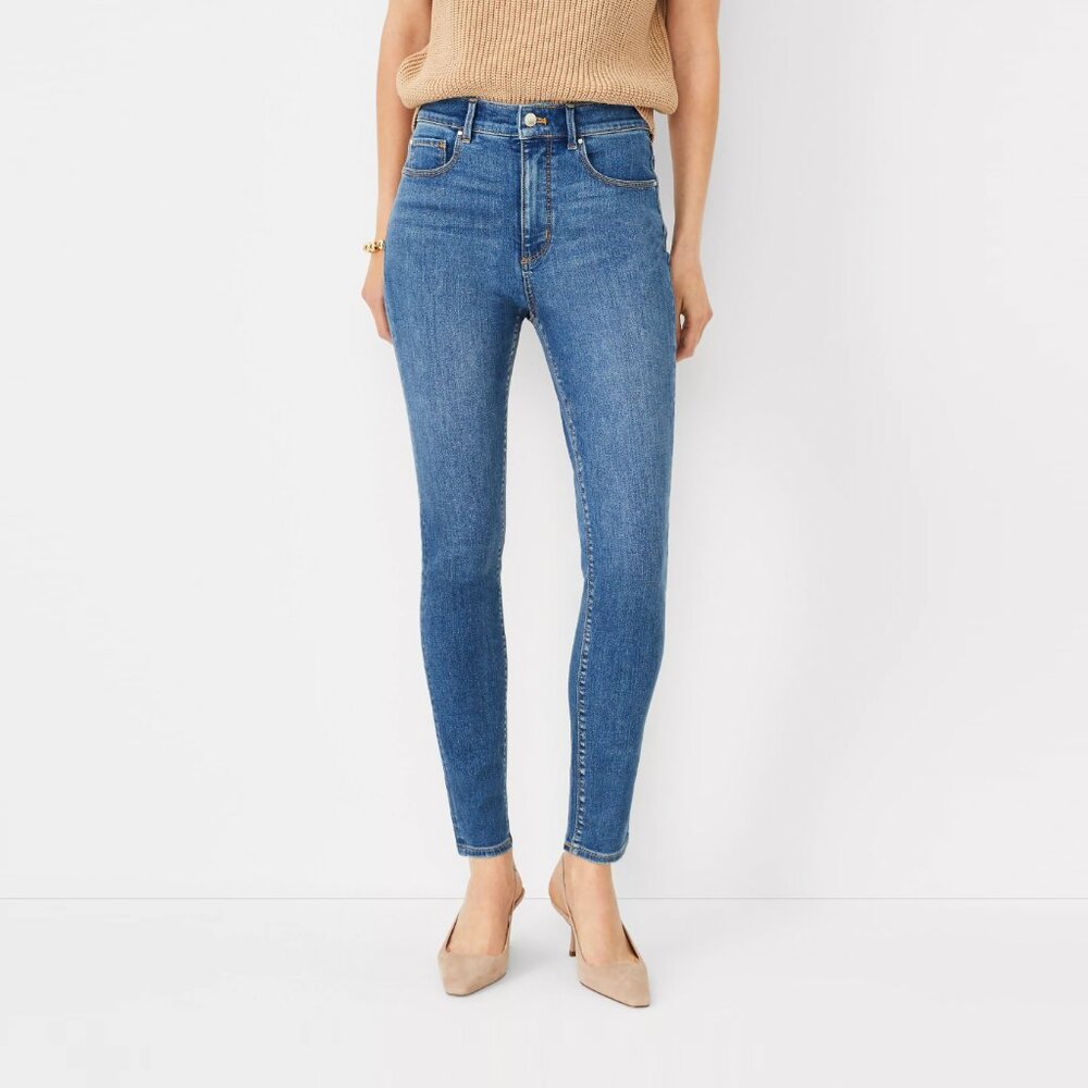 Petite High Waist Skinny Jeans in Classic Indigo Wash Size 4P - NWT